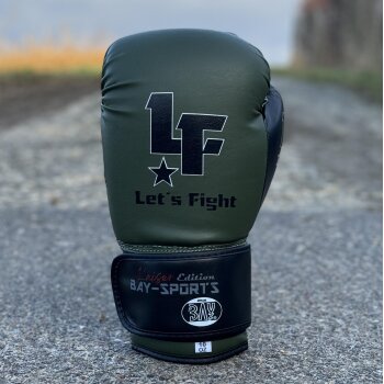 Oliv Noir Edition Boxhandschuhe Let´s Fight 12 Unzen