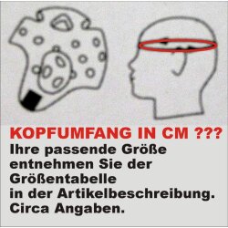 Kopfschutz KLS Lack PU wei&szlig;  XXL