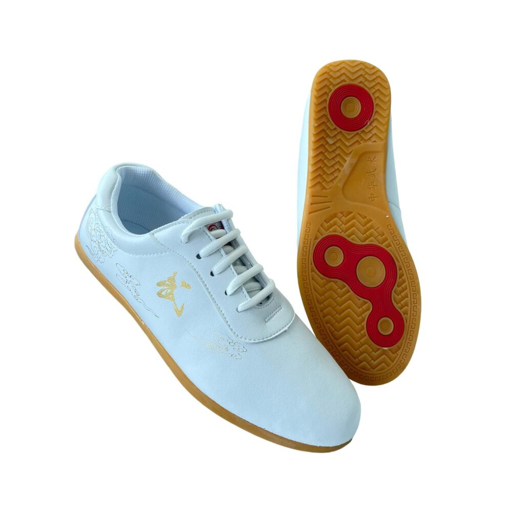 Kampfsportschuhe WU aus Leder weiß 38