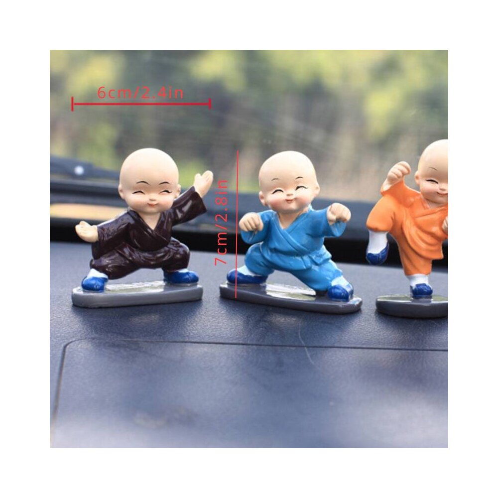 4 St&uuml;ck Set Shaolin Kung Fu M&ouml;nche Budo Figur Deko
