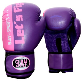 Lets Fight Boxhandschuhe Fresh Mesh lila/pink 8 Unzen