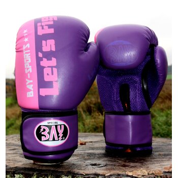 Lets Fight Boxhandschuhe Fresh Mesh lila/pink 8 Unzen