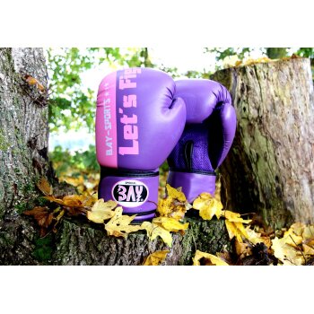 Lets Fight Boxhandschuhe Fresh Mesh lila/pink 8 Unzen