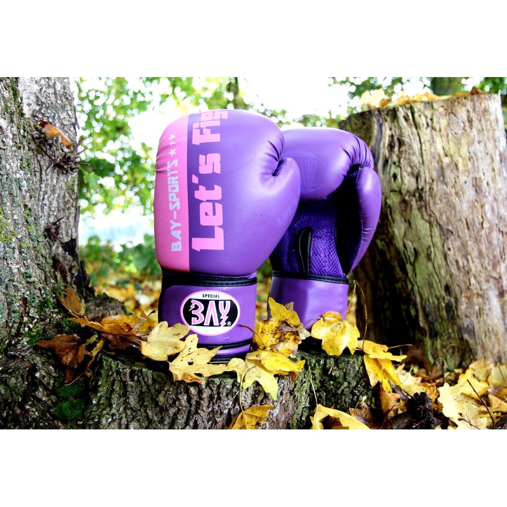 Lets Fight Boxhandschuhe Fresh Mesh lila/pink 8 Unzen
