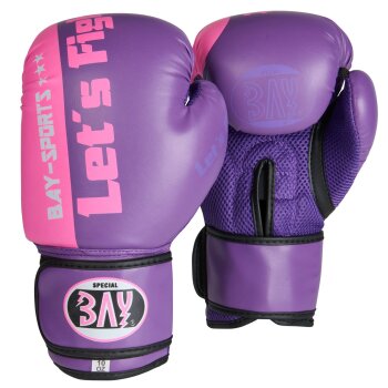 Lets Fight Boxhandschuhe Fresh Mesh lila/pink 8 - 10...