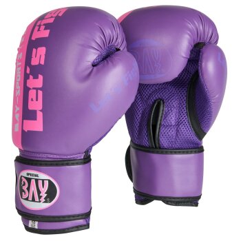 Lets Fight Boxhandschuhe Fresh Mesh lila/pink 8 - 10 Unzen 10 Unzen