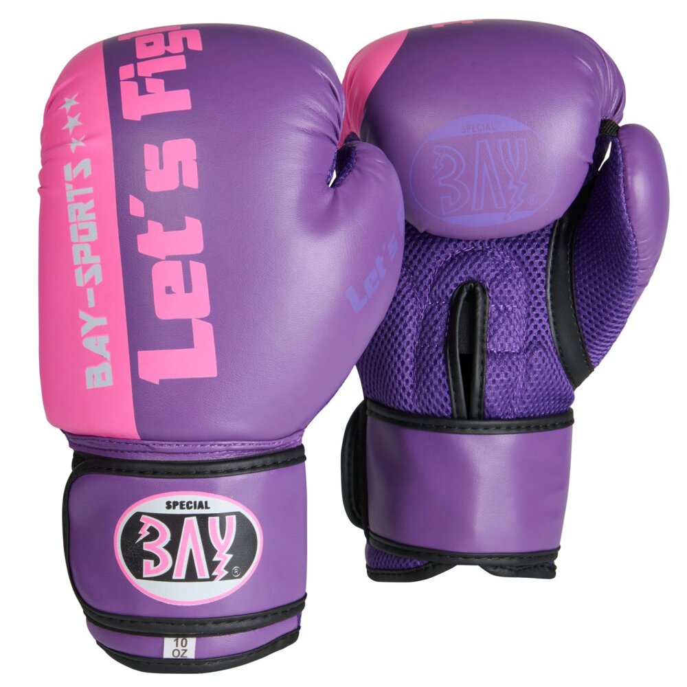 Lets Fight Boxhandschuhe Fresh Mesh lila/pink 8 - 10 Unzen 10 Unzen