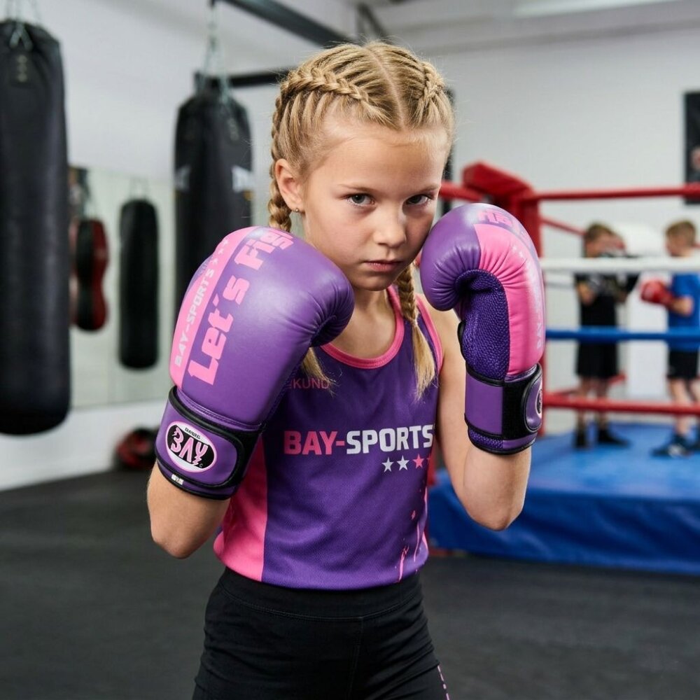 Lets Fight Boxhandschuhe Fresh Mesh lila/pink 8 - 10 Unzen 10 Unzen