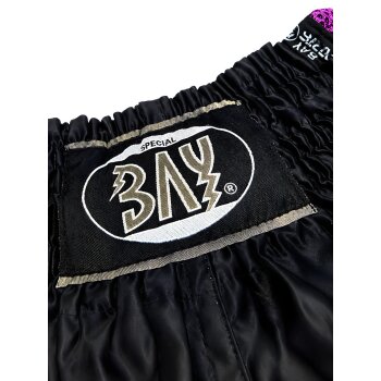 20 Jahre Jubel Angebot - Pro-Equip Mesh Thaiboxhose schwarz/lila S