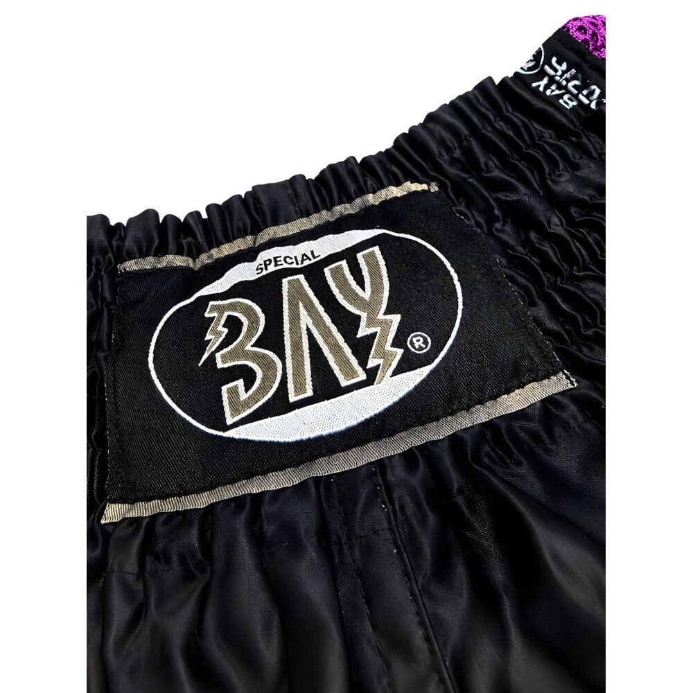 20 Jahre Jubel Angebot - Pro-Equip Mesh Thaiboxhose schwarz/lila S