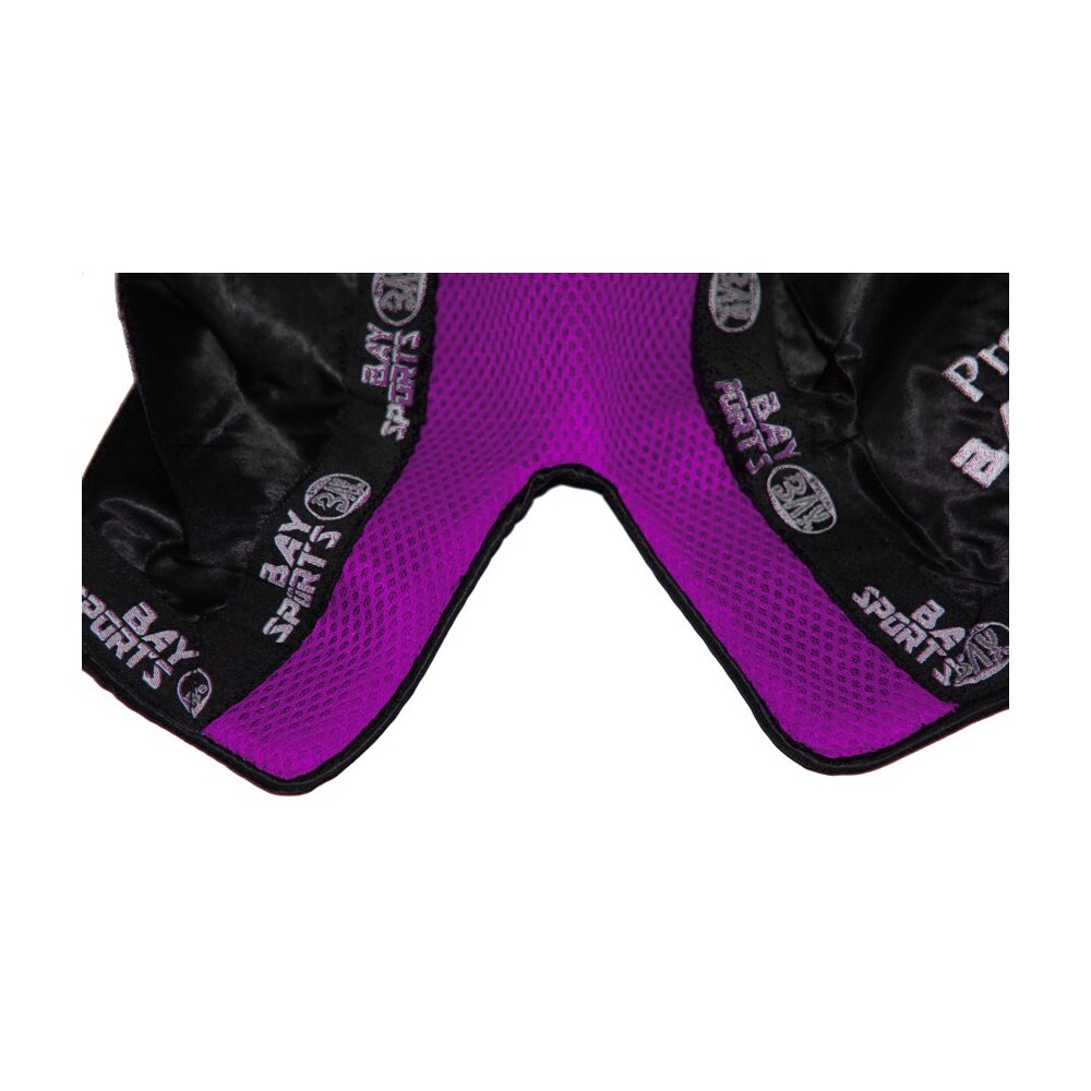 20 Jahre Jubel Angebot - Pro-Equip Mesh Thaiboxhose schwarz/lila L