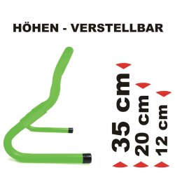 4er Set gr&uuml;n H&uuml;rden Training Koordinationsh&uuml;rden verstellbar