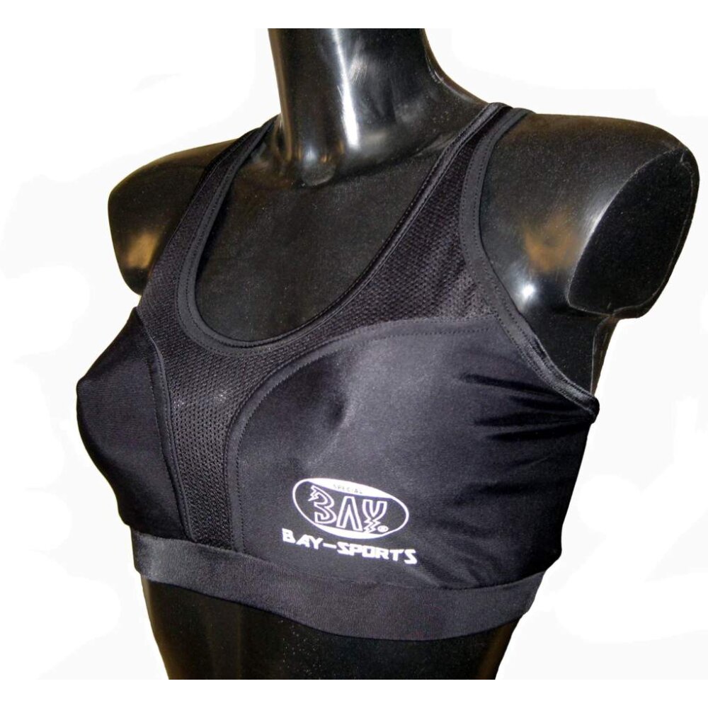 Bustier Sport BH deluxe  schwarz XL