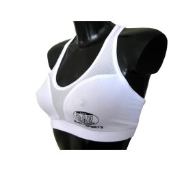 Bustier Sport BH deluxe wei&szlig; S