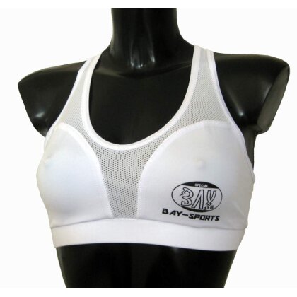 Bustier Sport BH deluxe weiß M