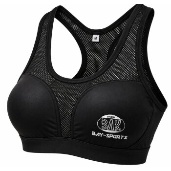 Damen Brustschutz Topp High Support Bustier lose schwarz
