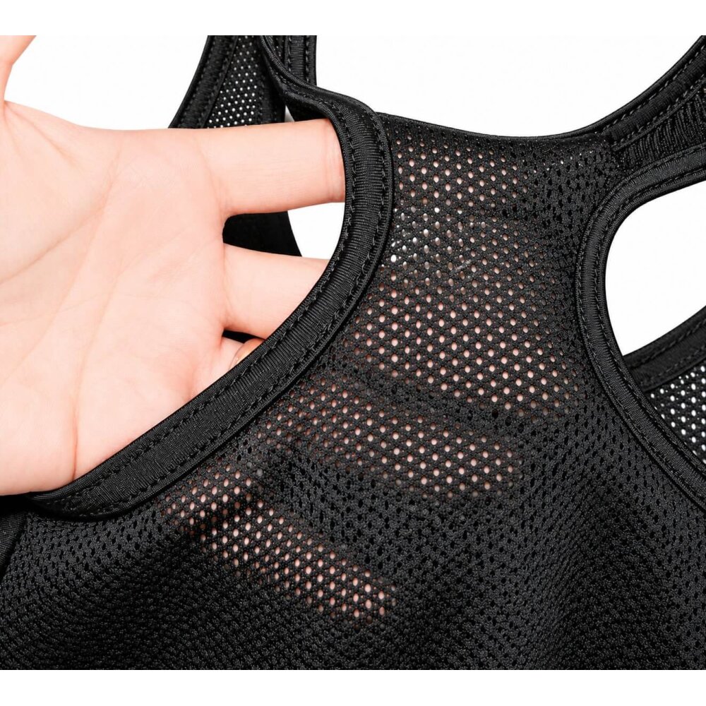 Damen Brustschutz Topp High Support Bustier lose schwarz