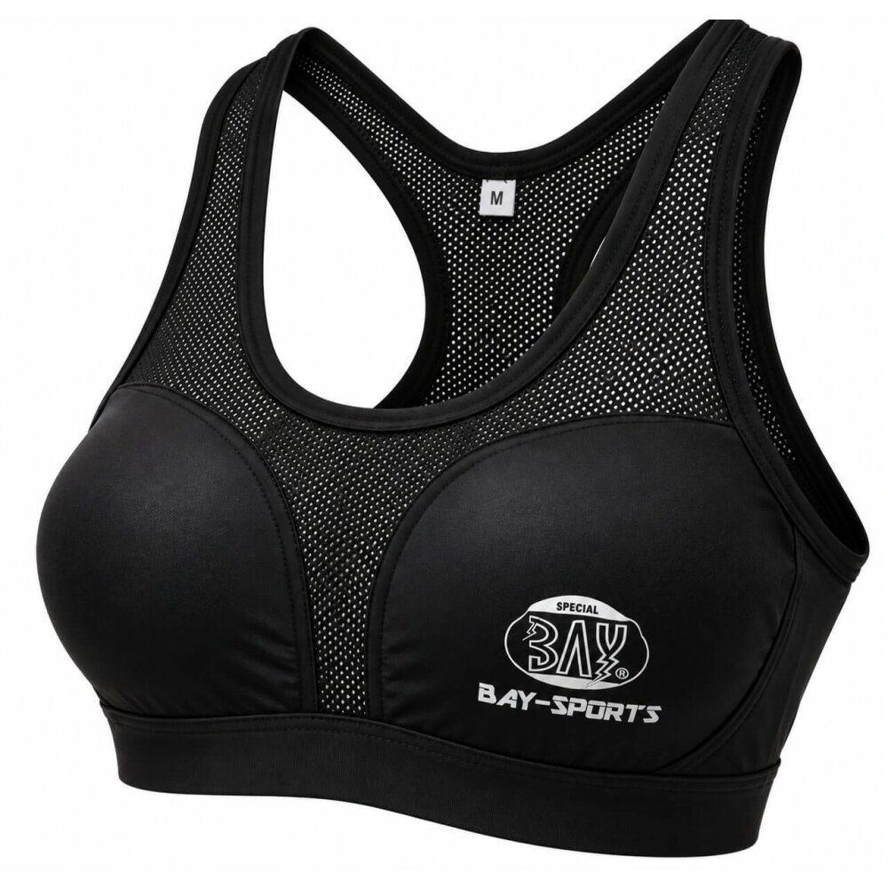 Damen Brustschutz Topp High Support Bustier lose schwarz