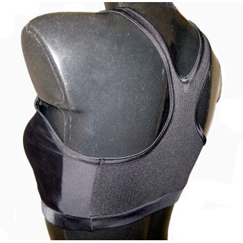 Brustschutz Topp lose schwarz L