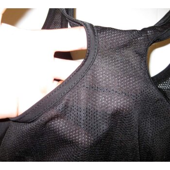 Brustschutz Topp lose schwarz L