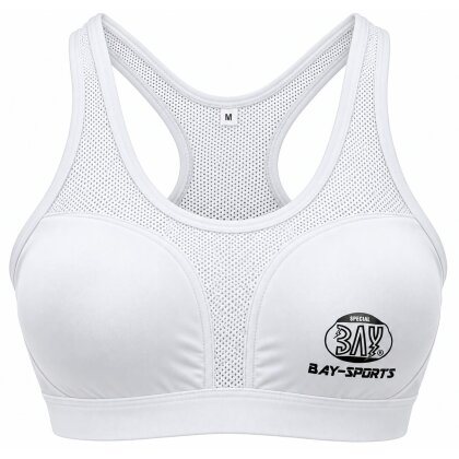 Damen Brustschutz Topp High Support Bustier lose weiß