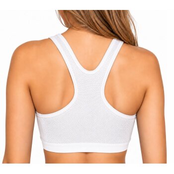 Damen Brustschutz Topp High Support Bustier lose weiß L