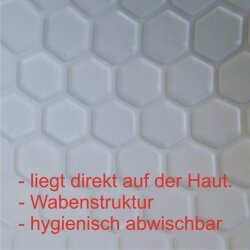 Set Brustschutz Topp + Schalen 3 Teile wei&szlig; XS - XL