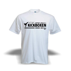 T-Shirt mein Sport Kickboxen Baumwolle weiß XXL