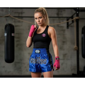 Remy Thaiboxhose blau/schwarz XS - XXL