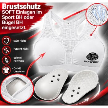 Soft Flexibel Schalen für Brustschutz lose Damen M