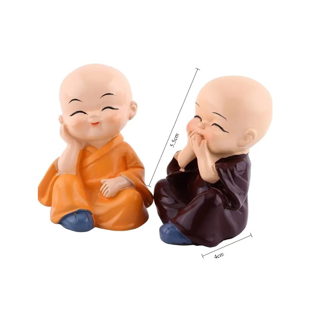 4 St&uuml;ck Set Shaolin Buddha Kung Fu M&ouml;nche Budo Figur Deko