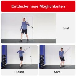 Deuser Power Ring Reifen Handtrainer Griffkraft ROT 10-20 kg