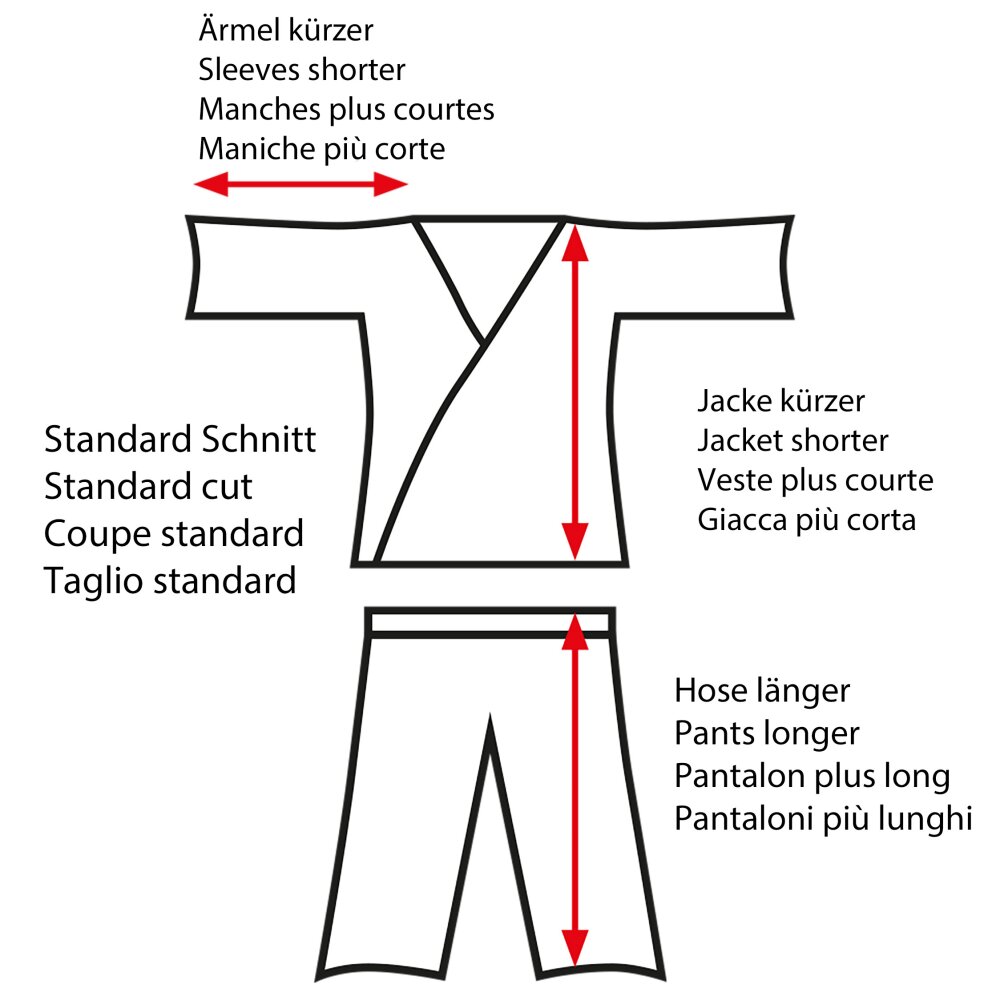 Judoanzug Ju Jutsu Anzug KWON Junior Kinder weiß mit Schulterstreifen Einsteiger  140