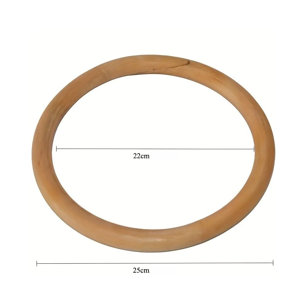 Rattan Ring Wing Tsun Braun Übungsring Innendurchmesser 22 cm