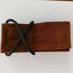 Flanell Taschen für Stöcke/Stäbe schwarz