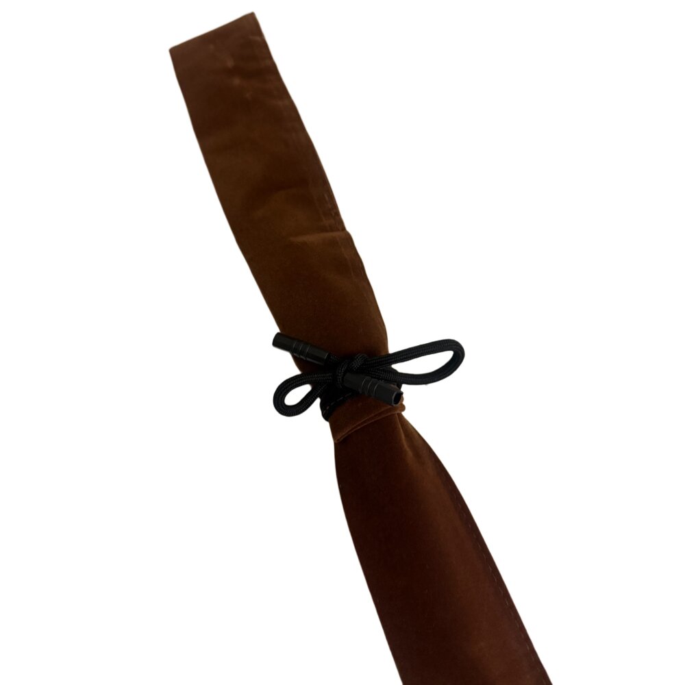 Flanell Taschen für Stöcke/Stäbe schwarz
