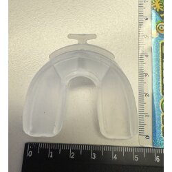 DoubleShield Kids f&uuml;r Kinder/Junior Doppelter Zahnschutz f&uuml;r Ober- und Unterkiefer transparent