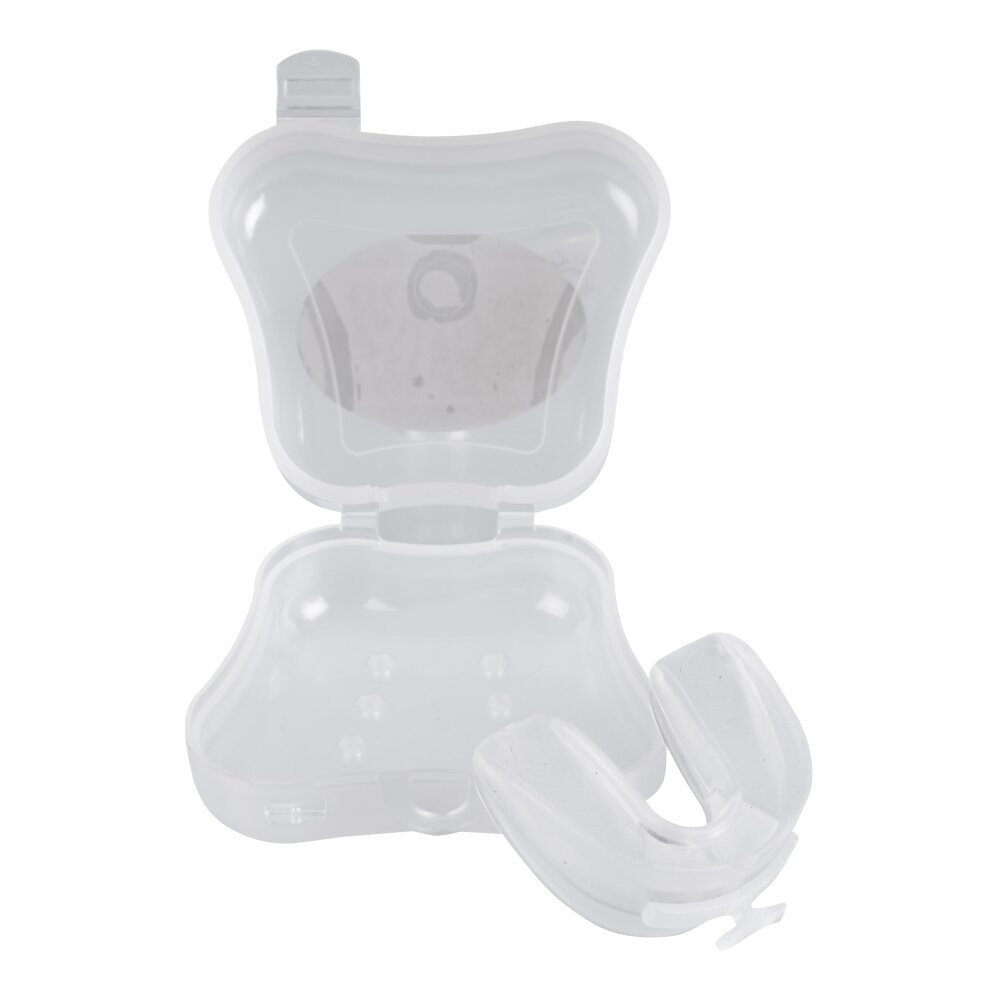 DoubleShield Kids f&uuml;r Kinder/Junior Doppelter Zahnschutz f&uuml;r Ober- und Unterkiefer transparent