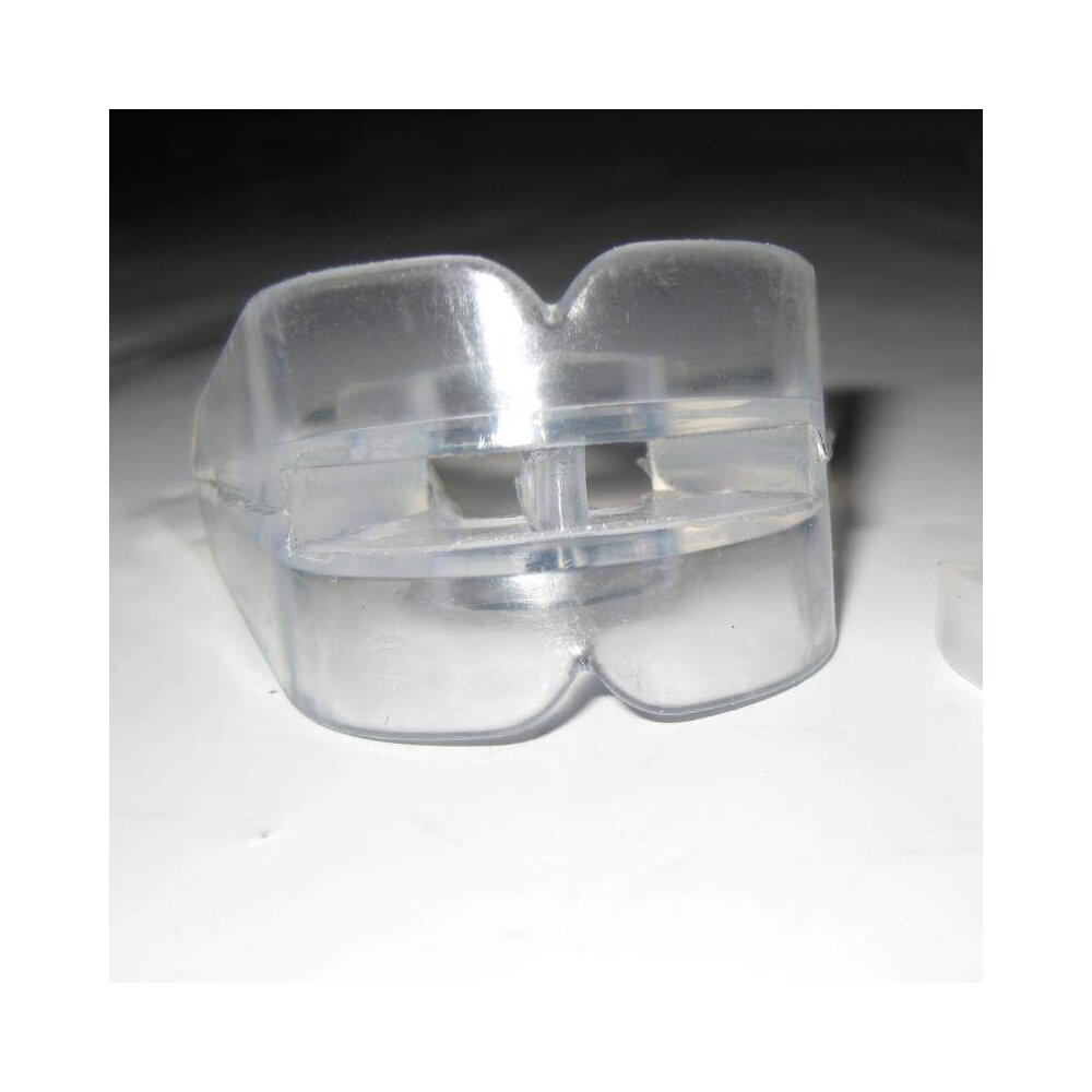 DoubleShield Kids f&uuml;r Kinder/Junior Doppelter Zahnschutz f&uuml;r Ober- und Unterkiefer transparent