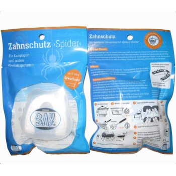 20 Jahre Jubel Rabatt - Zahnschutz Spinne Spider Smile   - Farben Kinder Erwachsene