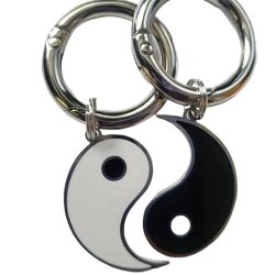 Doppelpack Schl&uuml;sselanh&auml;nger YING YANG Tai Chi Qi Gong