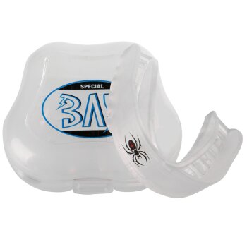 20 Jahre Jubel Rabatt - Zahnschutz Spinne Spider transparent Kinder