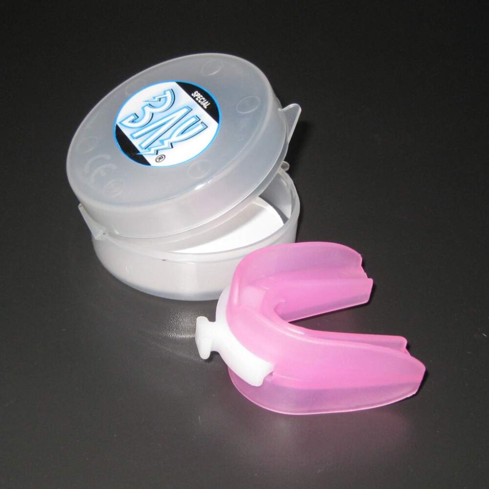 Zahnschutz Double - Farben pink/rosa