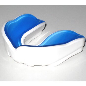 Zahnschutz Pro Line - weiß/blau Erwachsene