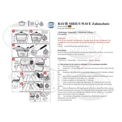 20 Jahre Jubel Angebot - Zahnschutz Sirius GEL Tech zwei Schichten - Farben Erwachsene