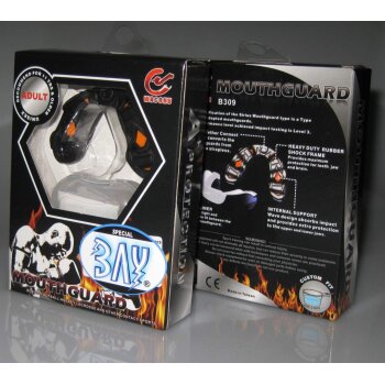 20 Jahre Jubel Angebot - Zahnschutz Sirius - schwarz/weiß