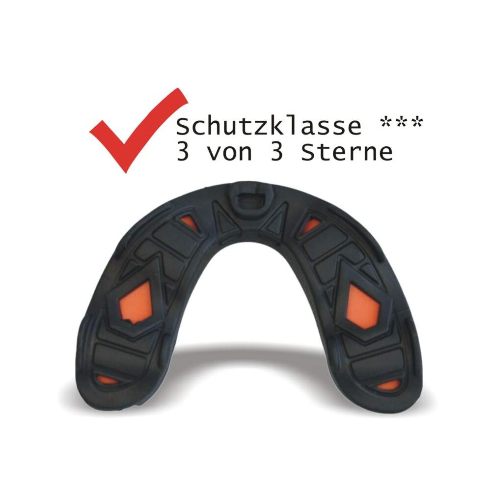 20 Jahre Jubel Angebot - Zahnschutz Sirius - schwarz/weiß