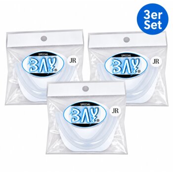 3er Set Zahnschutz transparent Kinder bis ca. 12 Jahre