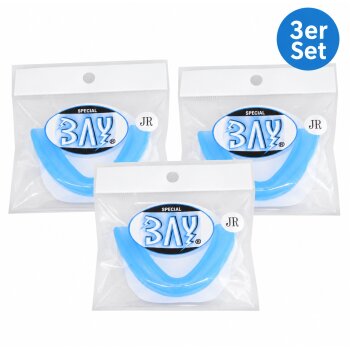 3er Set Zahnschutz blau Kinder bis ca. 12 Jahre