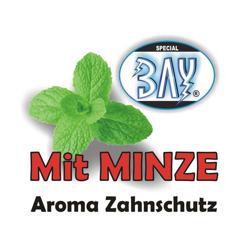 Zahnschutz Minz Geschmack - schwarz Kinder